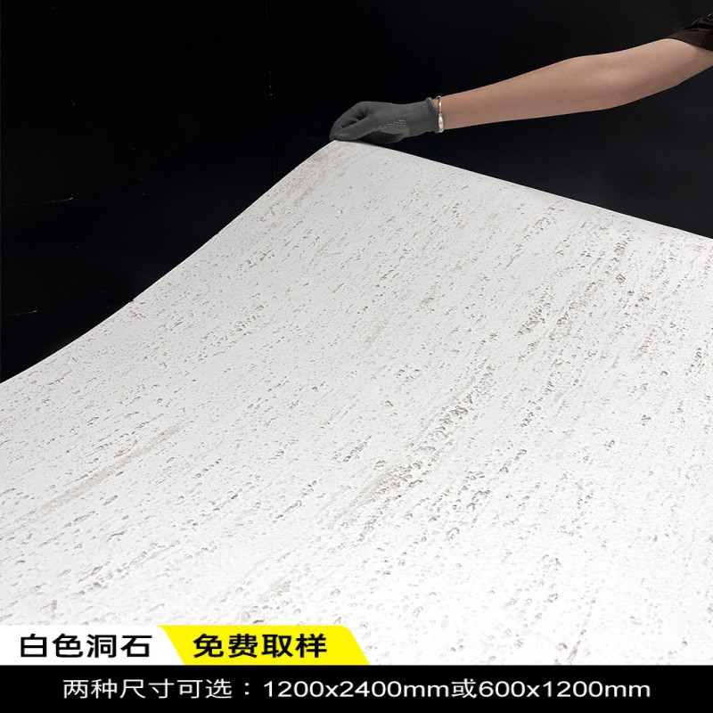 Plato de travertino de piedra blanda Tapones romanos Porcelana blanda Piedra de imitación suave Decoración de pared exterior Fabricante de baldosas de cerámica flexibles ultrafinas