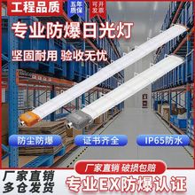 LED防爆荧光灯长条支架灯40W日光灯吸顶仓库厂房防水隔爆型三防灯