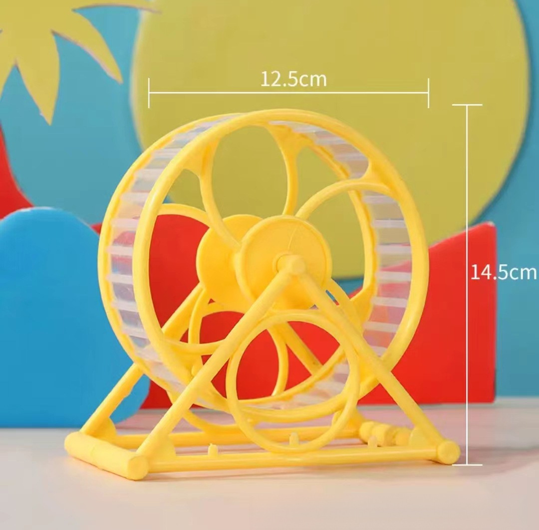 붙지 않는 달리는 바퀴 노란색