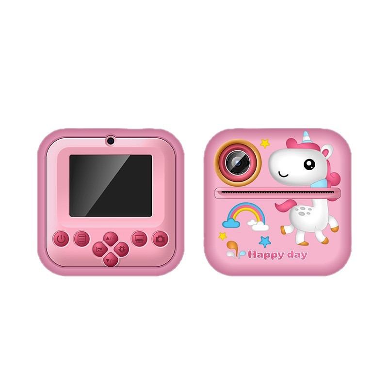 S2 - 6 lindo gato HD cámara digital de dibujos animados para niños mini dinosaurios doble fotocamera de impresión Lida