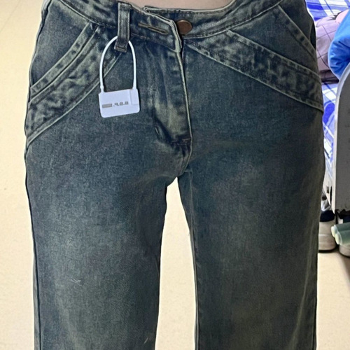 Vintage Micro-Bell Bottom Jeans - New Spring Collection - High-Waisted Loose Wide-Leg Slimming Frayed Straight Leg Ground-Length Pants