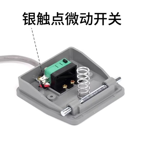 FS-201 foot switch with wire foot pedal switch silver contact foot switch automatic reset control switch