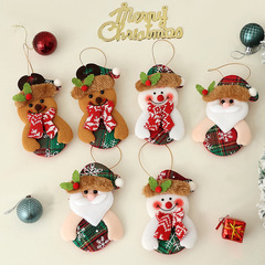 新型越境クリスマス装飾老人ペンダントクリスマスツリー装飾ペンダント雰囲気小ペンダントダンス老人