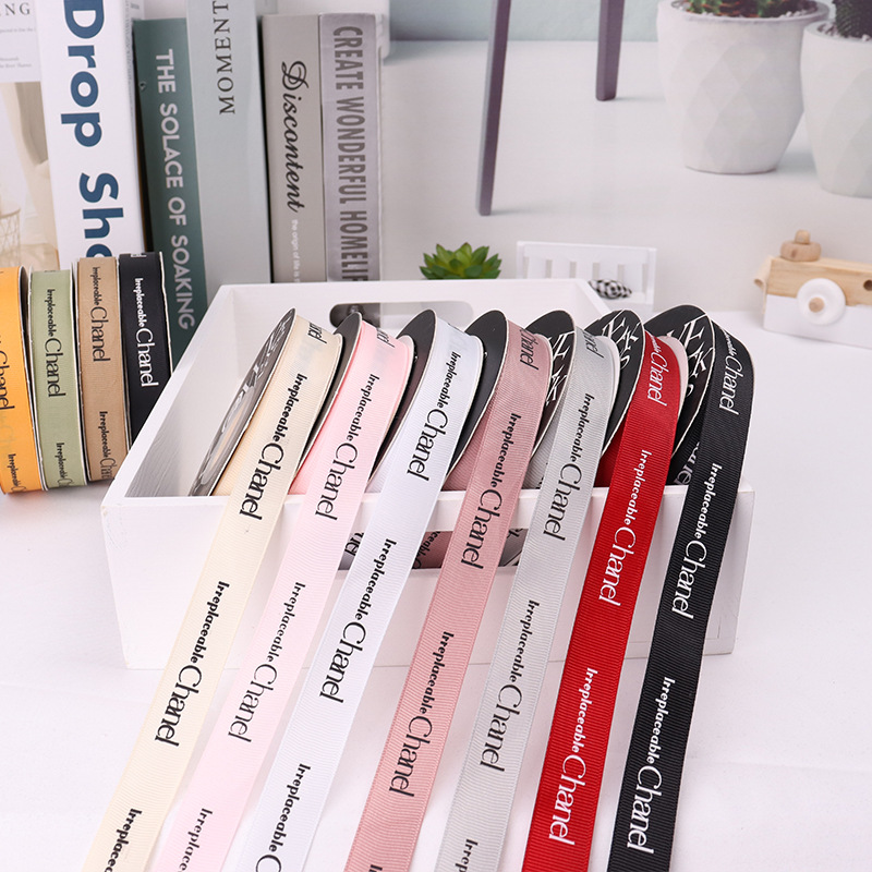 Cintas de letras al por mayor cintas de flores regalos flores flores paquetes de papel DIY material de envoltura cintas de flores