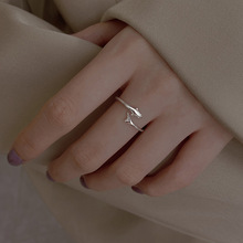 海豚开口戒女韩版可爱创意简约小众设计ins个性网红戒指食指戒指