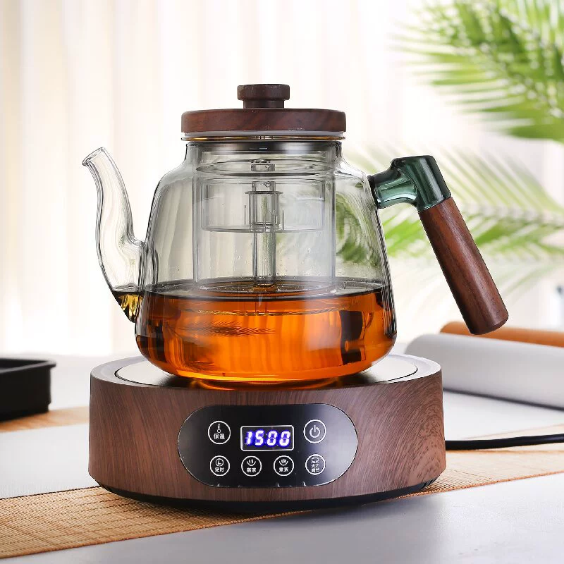 Чайная печь Чжэнчжэна Tang электрическая керамическая печь 1500W термостойкая варка и варка в одном стекловаренном чайнике Специальная электрическая керамическая печь