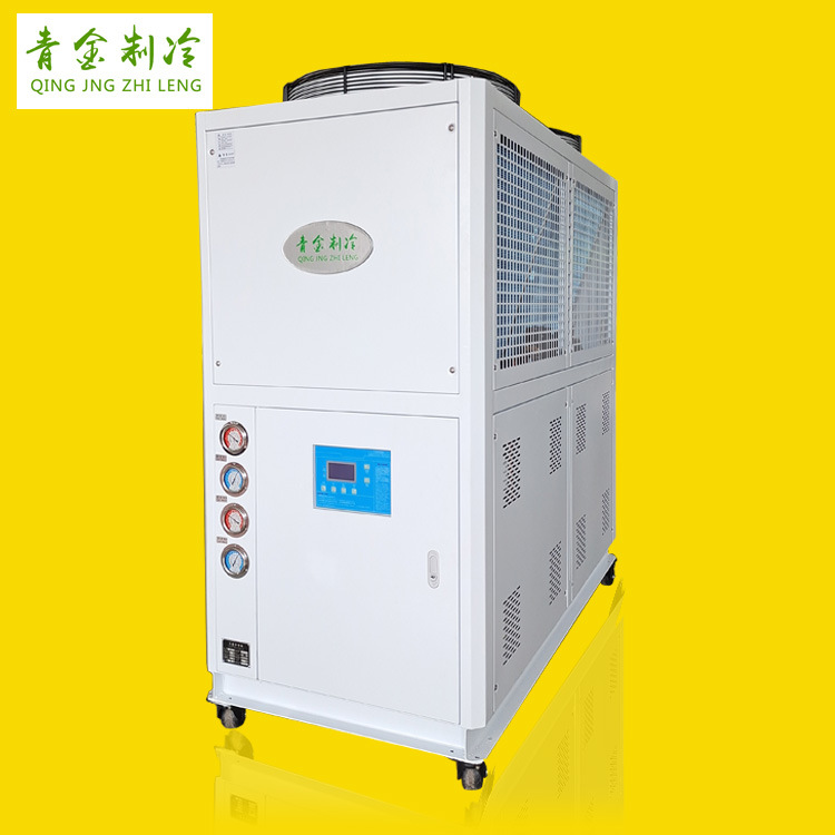 温州供货商青金制冷牌冷水机薄膜塑料包装机械专用风冷式冷水机