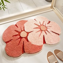 緑の小さい清新な家庭用の模造のカシミヤのマットは滑り止めで吸水します。