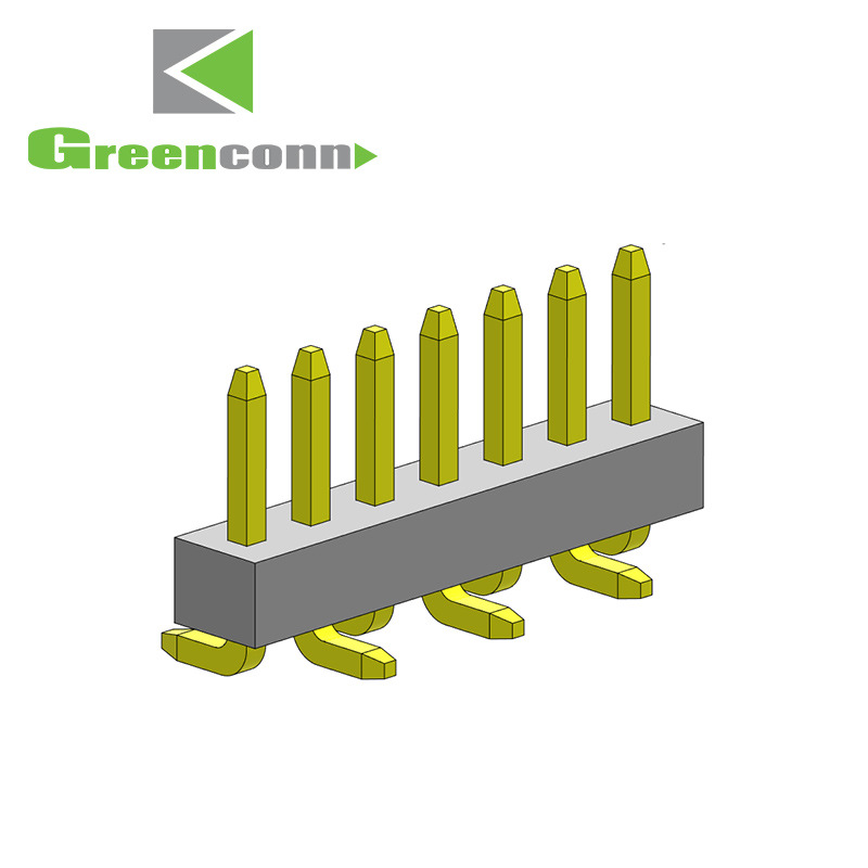 格棱排针连接器间距1.00mm单排单塑系列2-40Pin连接器