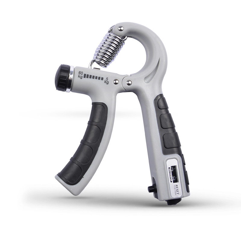 Contando agarre fitness muñeca fuerza muscular ejercicio tensión portátil ajustable agarre mano entrenador