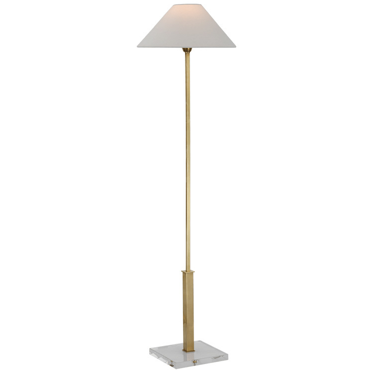 All Copper Crystal Customized Stylish Simple Aisle Living Room Floor Lamp Hotel Room Floor Lamp Classy Office Building