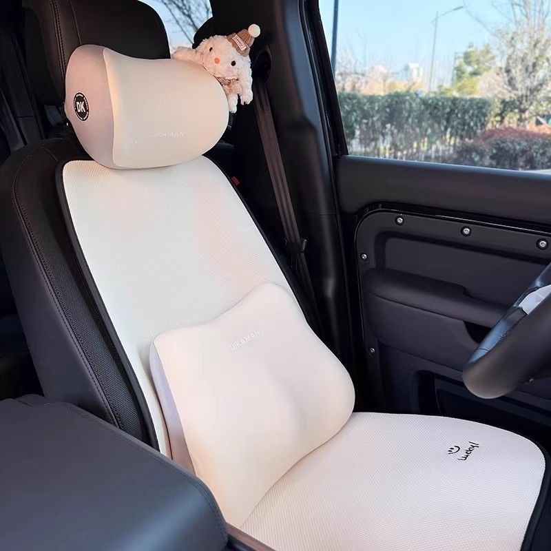 New model rabbit-shaped memory foam car neck headrest, premium 2026 car cushion, seat cushion, lumbar support for car seats