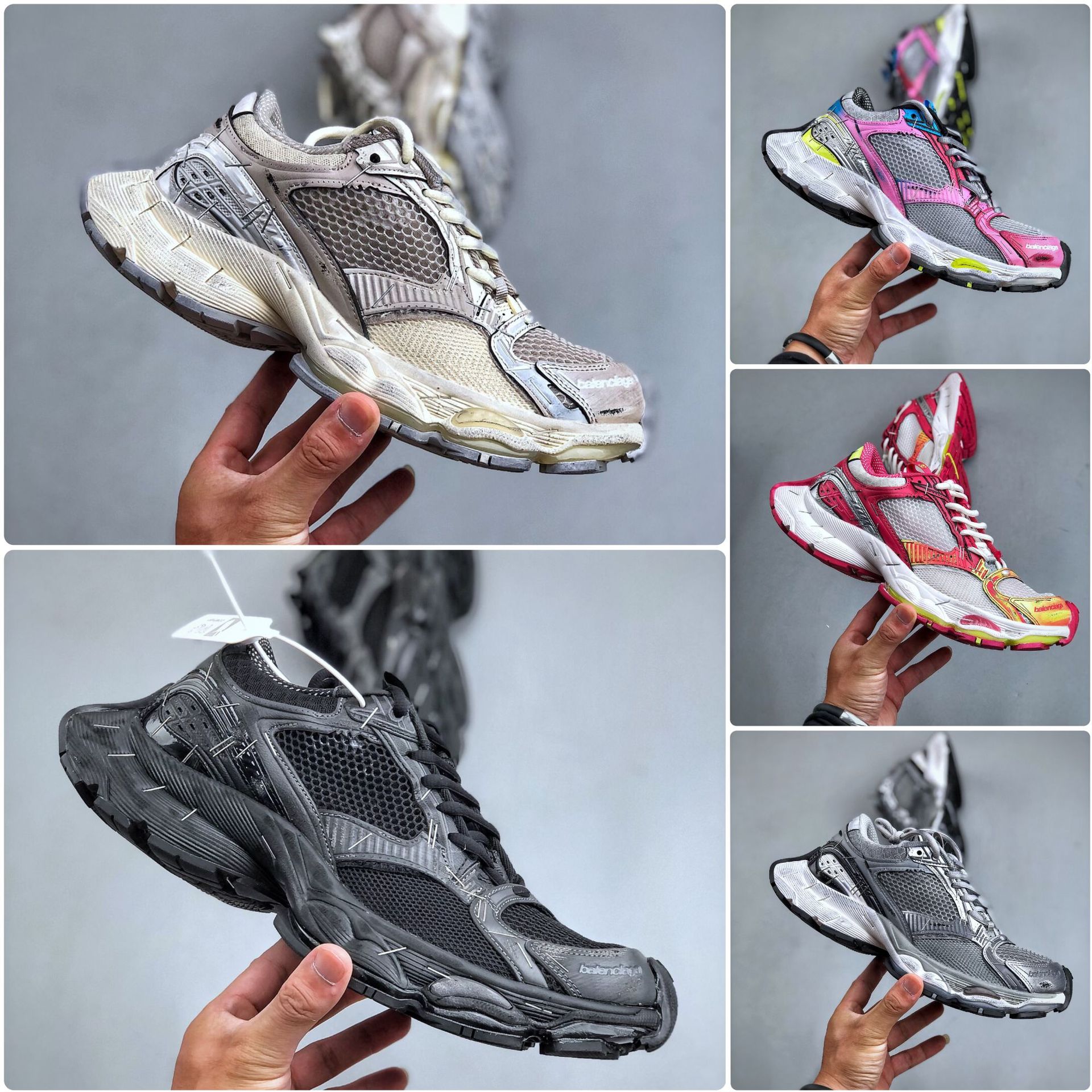 Putian Purehara Paris Dad Shoes 남성 신발 여성 신발 스테이플 스테이플러 오래된 복고풍 커플 조깅 신발