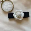XH0016#5.5cm gauze velvet flower brooch