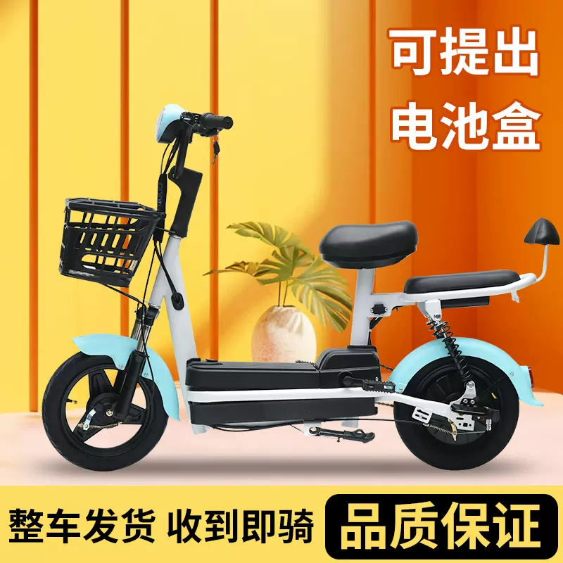 现货跨境外贸电动车双人电动车通勤代步电动自行车源头工厂