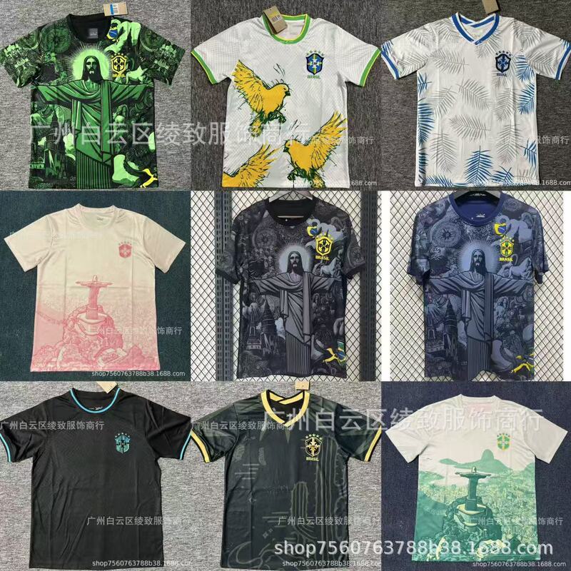 20222425 Brazil National Team Jersey Number 10 Neymar Football Uniform Brazil Football Jersey 20222425 Brazil National Team Jersey Number 10 Neymar Football Uniform Brazil Football Jersey