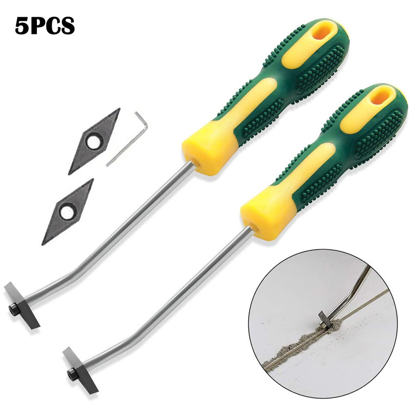 5-piece Grouting Tool Grouting Washing Brush Tile Joint Cleaning Brush Tile Joint Grouting or Cleaning
