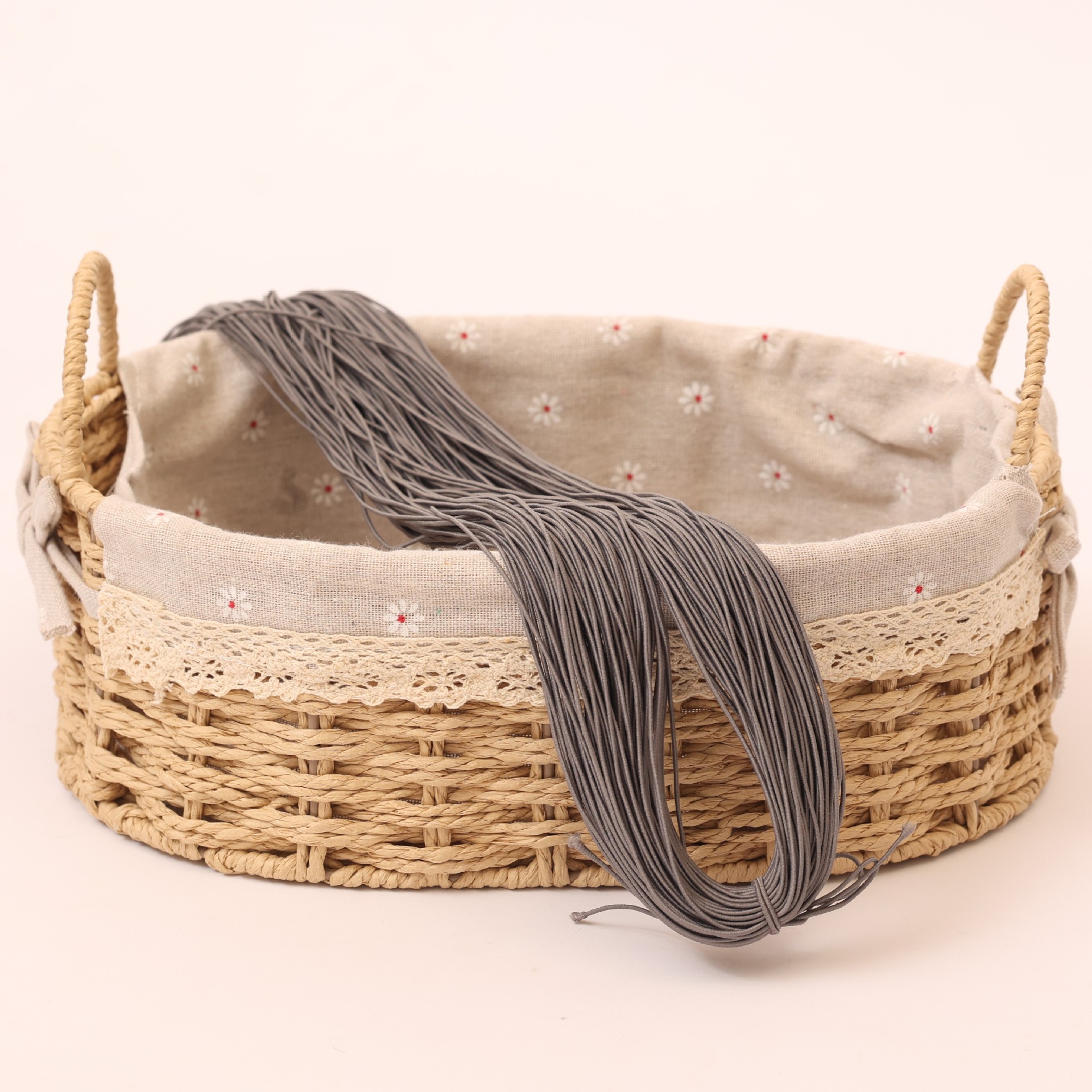 Cintas elásticas redondas al por mayor de 0.6-19mm cuerdas elásticas de color ropa como tendones de látex núcleo de cuerda elástica de alta elasticidad perlas