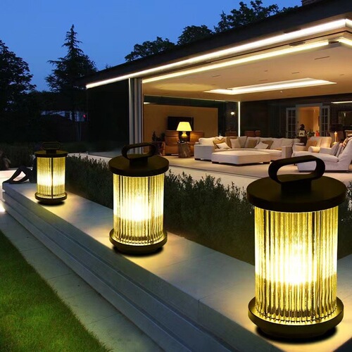 Outdoor lights solar courtyard lights lawn lights terrace balcony lights yard decorative lights lighting lights villa floor lamps