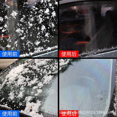 windshield defrost snow anti-icing – Glass agent