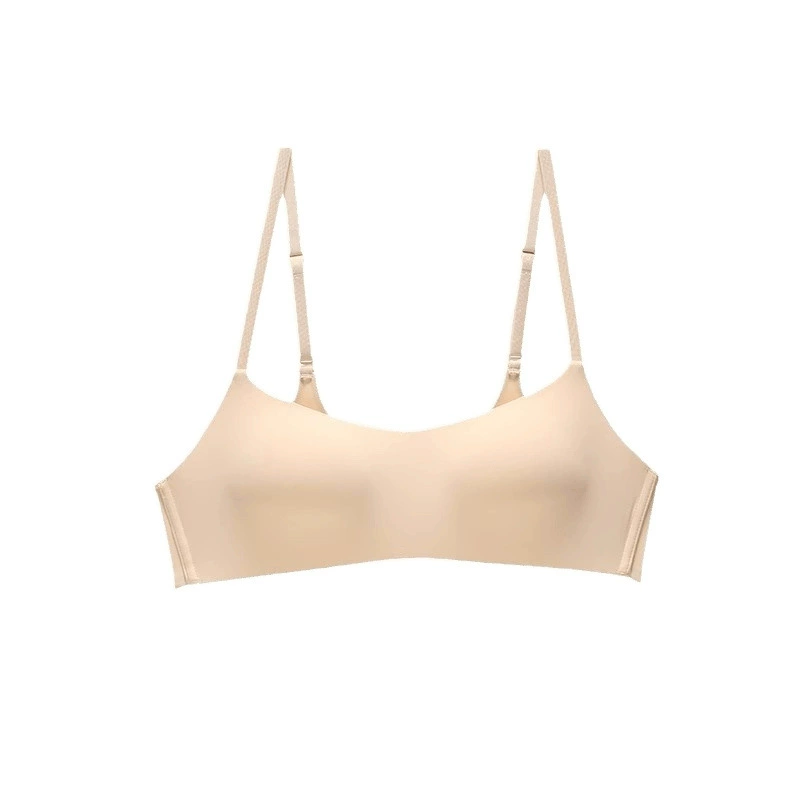 Thin summer white sports underwear, supporting bra