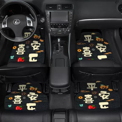 Avtomobil döşəmə paspasları – Removable Car Mats - blessings-peace-and-joy-6050cm-25mm-diatom-mud-front-foot-pad-single-side
