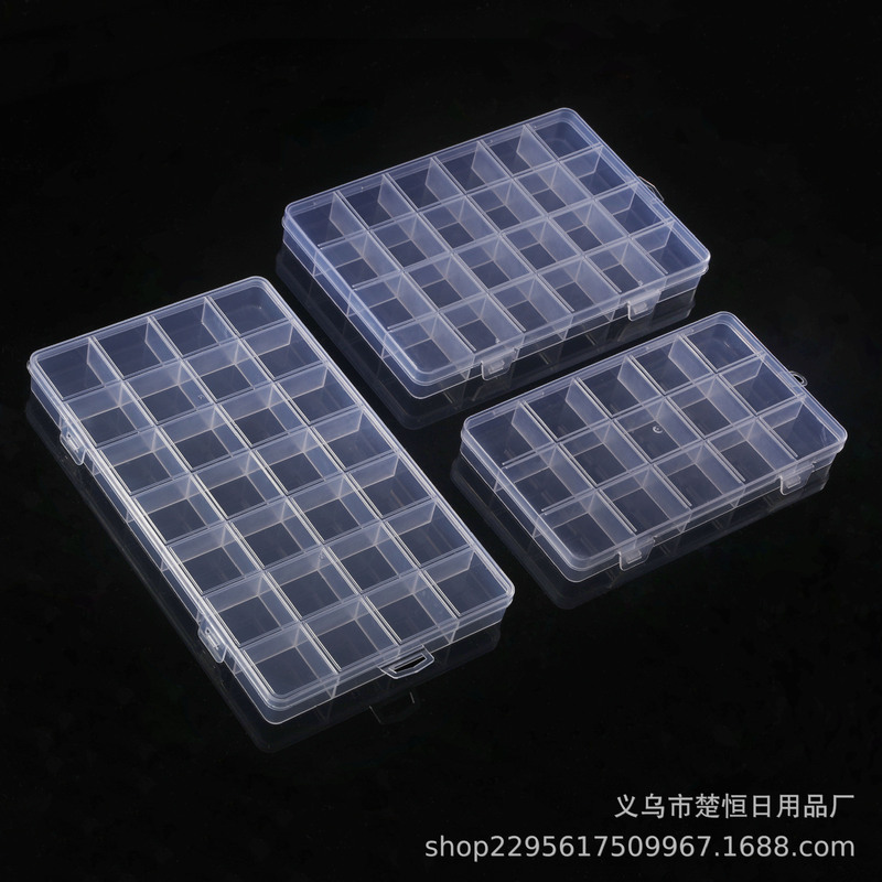 10 Grids 15 Grids 24 Grids 28 Grids Fixed Transparent Plastic DIY Beaded Earrings Jewelry Storage Box Screw Parts Box 10 Grids 15 Grids 24 Grids 28 Grids Fixed Transparent Plastic DIY Beaded Earrings Jewelry Storage Box Screw Parts Box