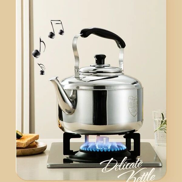 Electromagnetic old-fashioned teapot stainless steel for home use