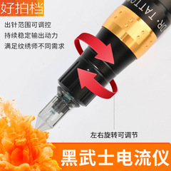 Black Warrior Galvanometer Tattoo Machine European Lip Polishing Machine All-in-one Machine Point Stitch Lip Particle Mist Eyebrow Tattoo Eyebrow Tattoo