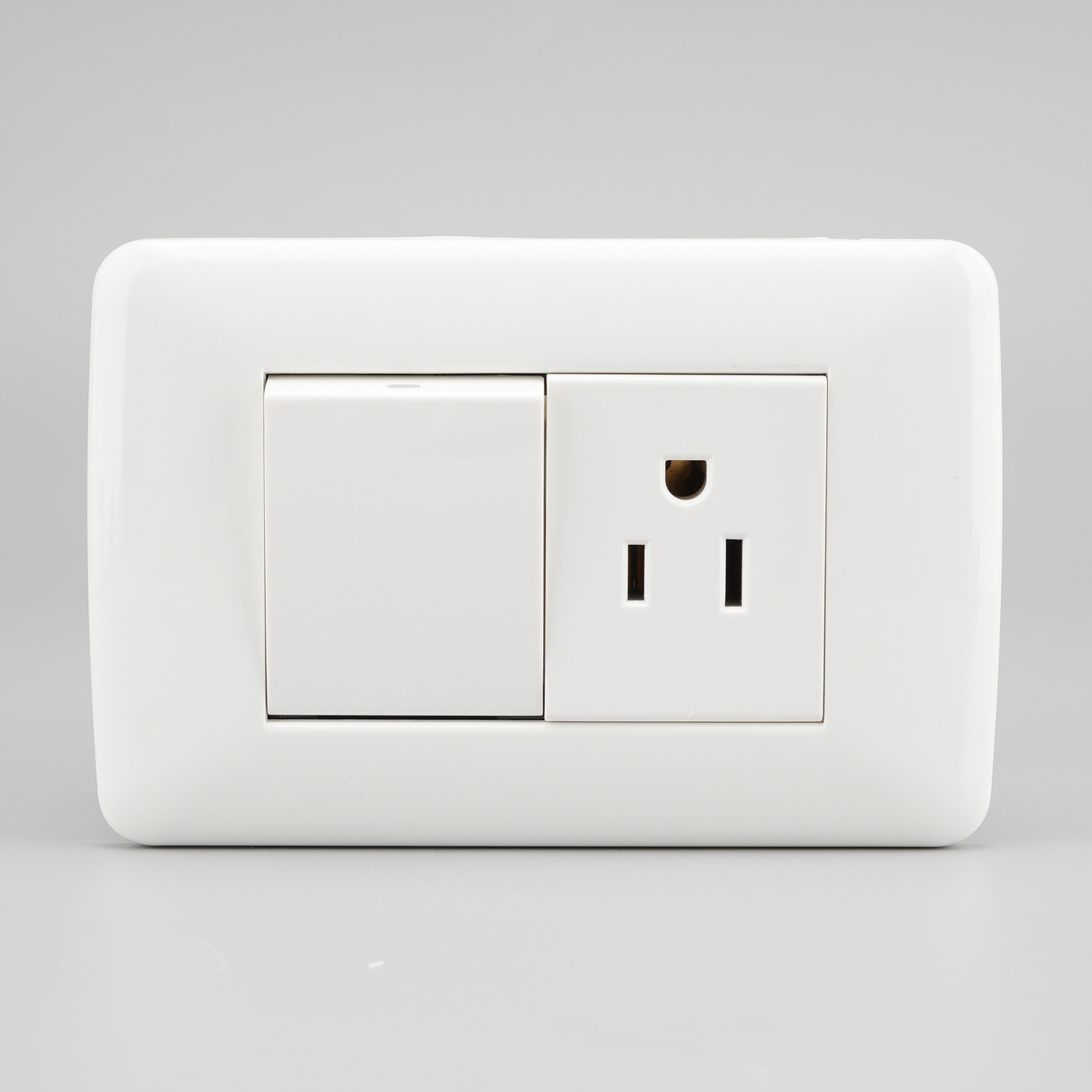 2024 Nuevo estándar estadounidense y europeo México Colombia Perú Venezuela lámpara eléctrica enchufe de pared