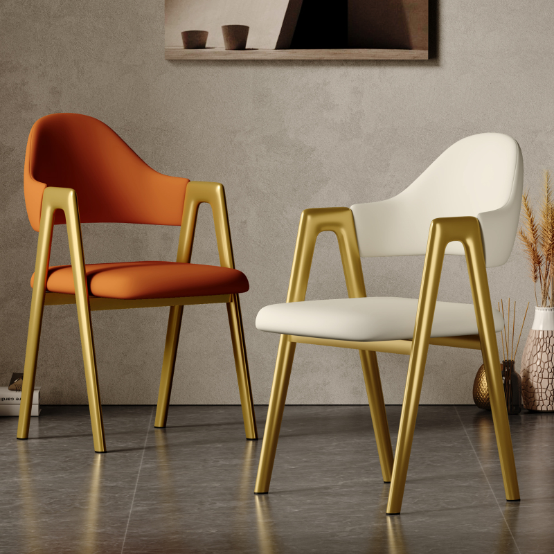 Light Luxury Dining Chair, Home Chair, Restaurant Back Chair, Commercial Office Chair, Negotiation Table and Chair, Catering Milk Tea Shop A-Shaped Chair
