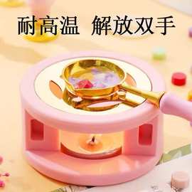 火漆熔炉厂家直发复古火漆印章粉色炉子儿童益智玩具火漆印章套装