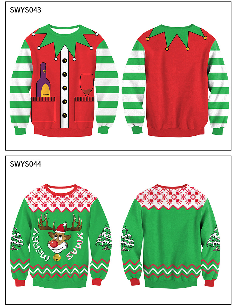 2023 New 3D Digital Print Pullover Sweater SWYS_voghion.com