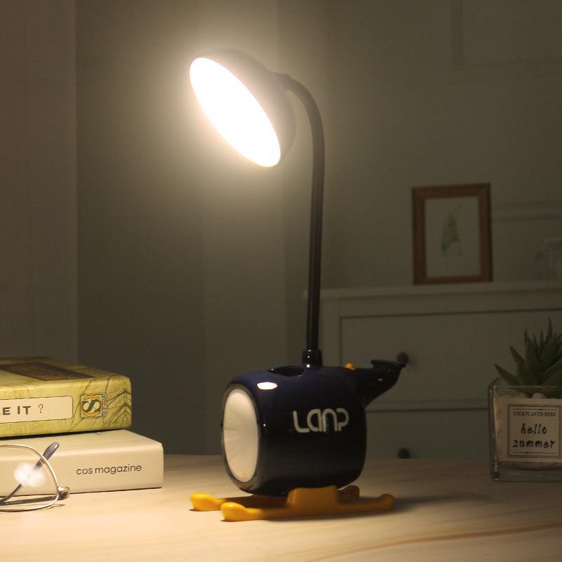 Actividad avión plegable pequeño regalo de dibujos animados niños al por mayor protección ocular lámpara de escritorio estudiante led aprender a cargar ninguno