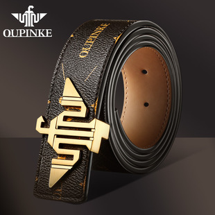 Oupinke Watch Gift classic casual men's belt belt support single purchase large and stable