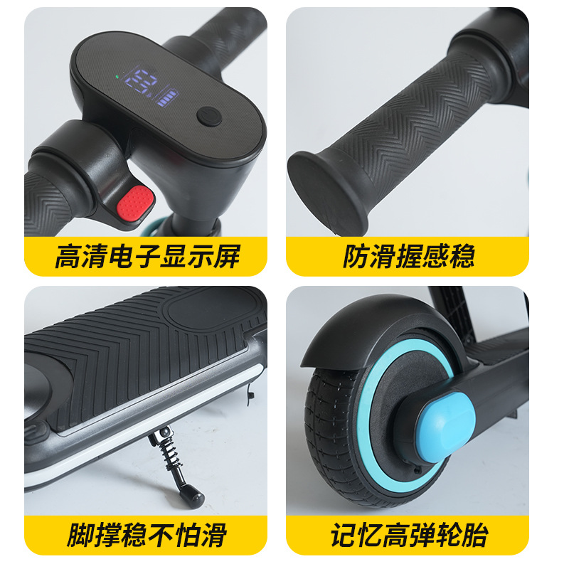 Scooter eléctrico transfronterizo para niños scooter de dos ruedas asiento plegable scooter de dos ruedas patinaje coche de juguete