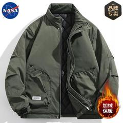 NASAOVERアメリカのパイロットの大きいサイズのジャケットの男性は厚くて暖かいです。