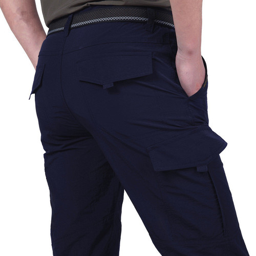 Cross-border Spring and Autumn Leisure Outdoor Quick-drying Pants Large Loose Long Pants Men Fast-drying Work Pants 105
