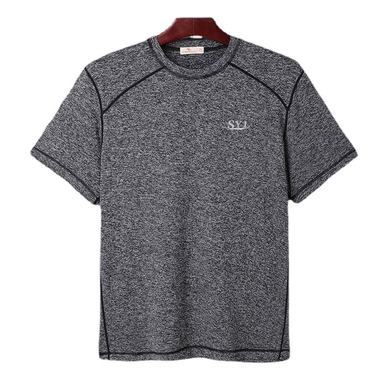 Playera Deportiva de Secado Rápido para Hombre Poliéster y Licra Secado rápido, Transpirable para senderismo y deportes