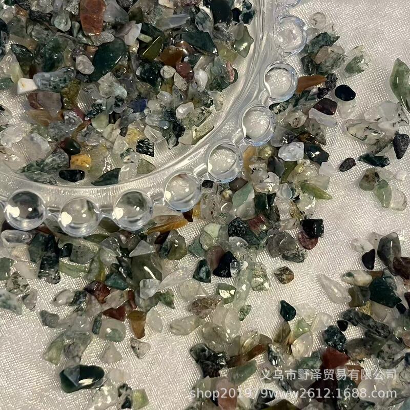 Autumn and winter black green matte natural gravel Diy art garbage hand tent Gumei manicure niche flow hemp fish tank decoration Autumn and winter black green matte natural gravel Diy art garbage hand tent Gumei manicure niche flow hemp fish tank decoration