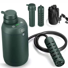 户外便携式电动净水器 野营应急滤水器 过滤直饮野外露营旅行跨境