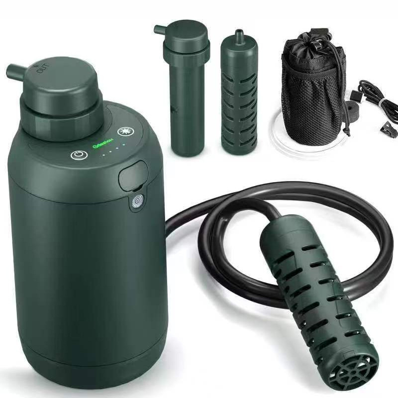 Outdoor portable electric water purifier camping emergency water filter filter direct drinking outdoor camping travel cross-border Outdoor portable electric water purifier camping emergency water filter filter direct drinking outdoor camping travel cross-border