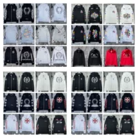23 новые chrome Hearts Krotyboy граффити махровой ваты высокого качества свитер с капюшоном