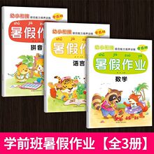 2023幼小衔接暑假作业3-6岁儿童幼儿园大班升小学一年级练习册