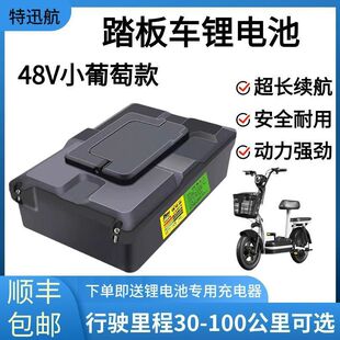 48v新國標鋰電池適用於飛鴿愛瑪新日電動車電池可拆卸手提款電池
