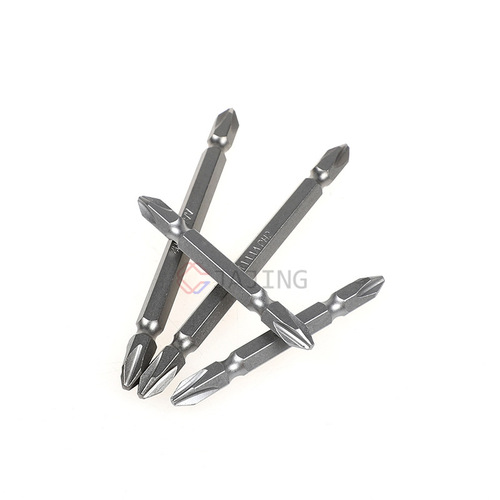 S2 strong magnetic double-head cross-wind bit 6.35 screwdriver bit electric drill pneumatic impact bit electric screwdriver bit