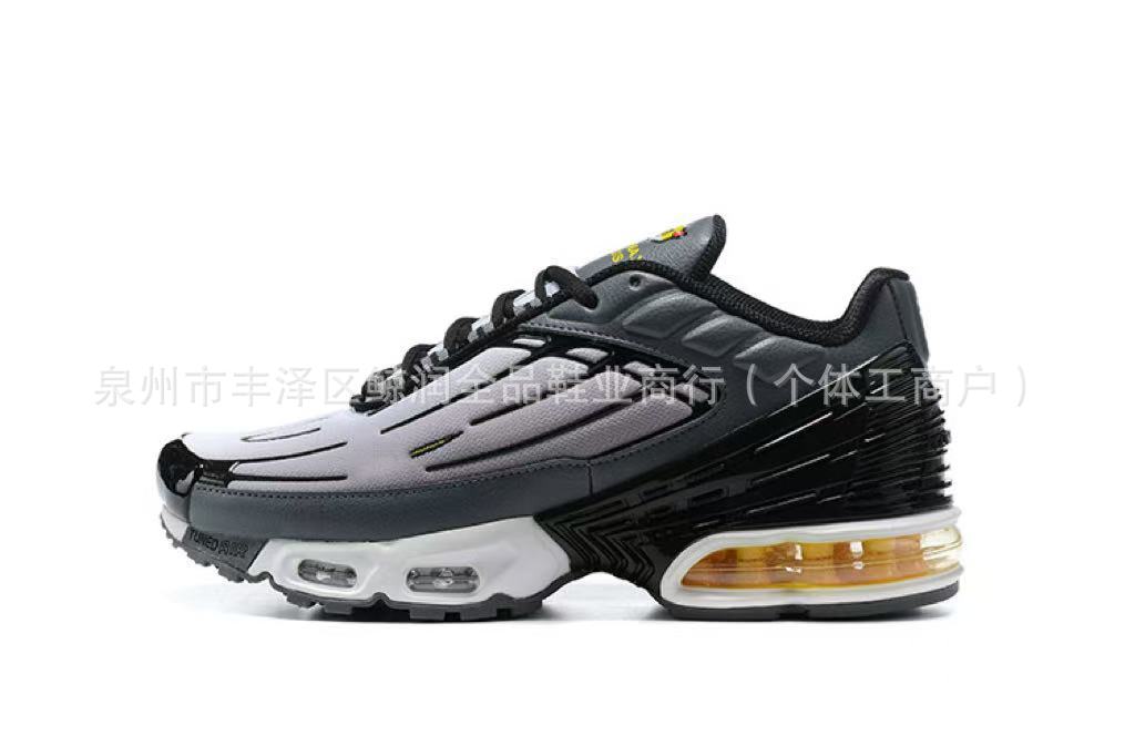 Transfronterizos exclusivos para TN3 zapatos de cojín de aire de cuero para hombres y mujeres, zapatos deportivos casuales de empalme PLUS3 zapatos de carrera de comercio exterior