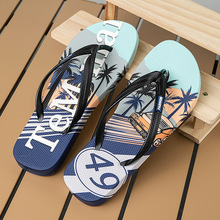 新款男士人字拖夏季防滑户外凉拖夹脚夹板鞋男学生旅行海边沙滩鞋