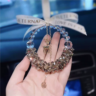 Xiaohongshu-style green light car pendant, Car hanging - dazzling-colors-standard