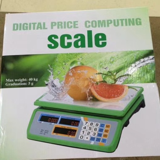 816 báscula electrónica báscula 40kg báscula comercial pesada pesada pesada frutas y verduras
